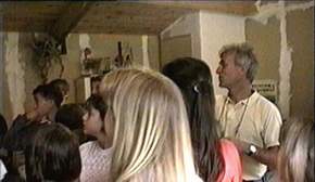 Visite de l'atelier par des élèves de CM2 de Mourenx le 7 juin 1997