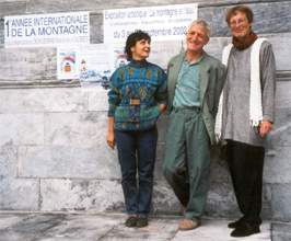 De gauche à droite : Hélène Saule, René Vidal, Anne-Marie Käppeli