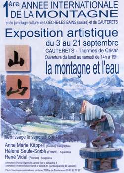 La montagne et l'eau - Exposition Cauterets 2002