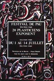 Exposition "Bleu, Blanc, Rouge" - Festival de Pau - 1989
